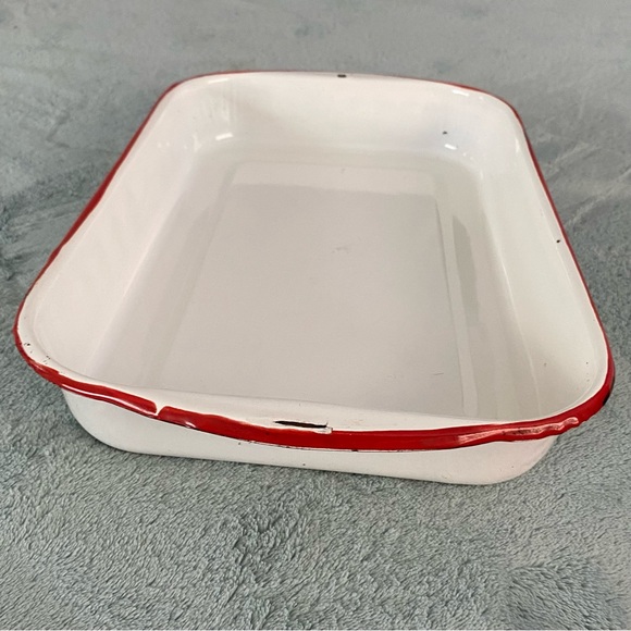 3 Vintage Enamelware Pans - Picture 10 of 15